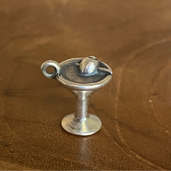 RETIRED James Avery Martini Glass Charm Sterling Silver 🍸
